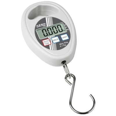 Abbildung von KERN Hängewaage HDB 10K10N (Wägebereich 10 kg, Ablesbarkeit g, Hold Funktion, Universalwaage, für Kontrollwiegungen bei Wareneingang / ausgang), mittel