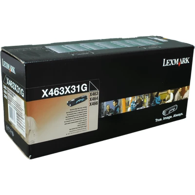 Abbildung von Lexmark X463H11G original Toner · Schwarz Druckerpatrone