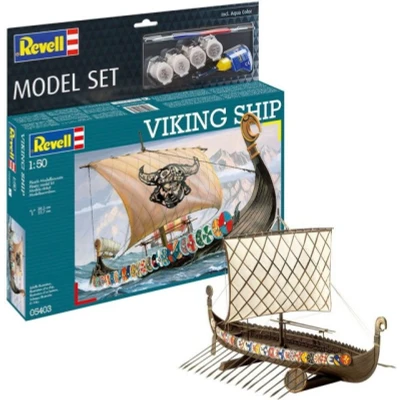 Abbildung von Revell® Modellbausatz Wikinger Schiff, Maßstab 1:50, Made in Europe