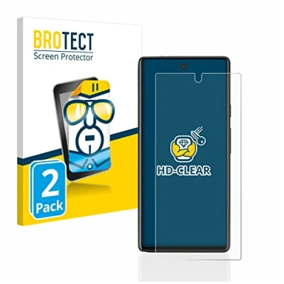 Abbildung von BROTECT (2 Stück Schutzfolie für Google Pixel 6a Displayschutz Folie Ultra Klar