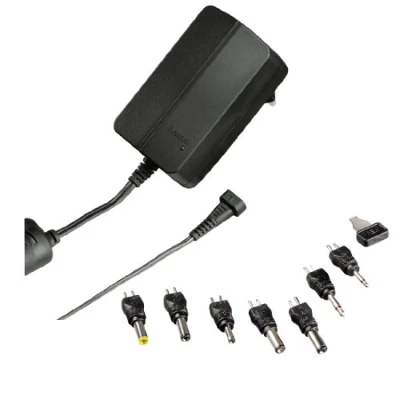 Abbildung von Hama 00121984 Eco Universal Schaltnetzteil (1500mA/24 Watt) schwarz