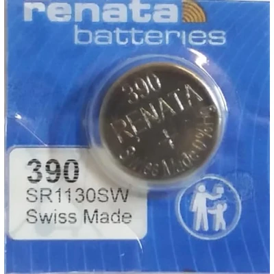 Abbildung von Renata Uhrenbatterie SP 390 ///;(389+) SR1130SW (SR54,AG10,LR1130,LR54,189);1 Pack