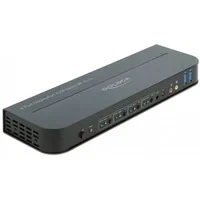Abbildung von DeLock Switch KVM 2 x DisplayPort 1.2 4K 60Hz USB3.0 Audio