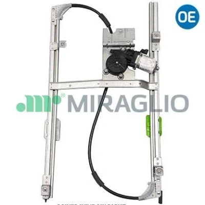 Abbildung von Miraglio Fensterheber links elektrisch mit Elektromotor 30/1521 VOLVO: FL II, FE, RENAULT TRUCKS: Midlum, DAF: LF 45