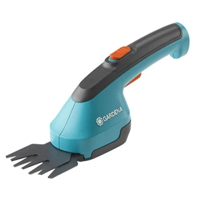 Abbildung von Gardena Gartenschere Akku Grasschere Strauchschere Set inkl. Gras/Strauchmesser