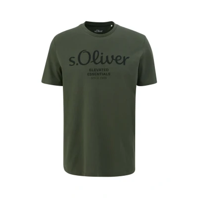 Abbildung von s.Oliver Tshirt print, Herren, Größe: XXL, Grün
