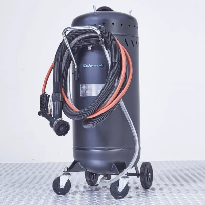 Abbildung von Datona Mobiles Sandstrahlgerät mit Absaugung 80 Liter