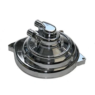 Abbildung von Wasserpumpe Chrom komplett für 50ccm Minarelli Motor, Aprilia Area, Rally, SR 50, Benelli 491, K2, Beta, Italjet, KTM, MBK Nitro, Malaguti F12 Phantom, F15 Firefox, Yamaha Aerox, Jog 50