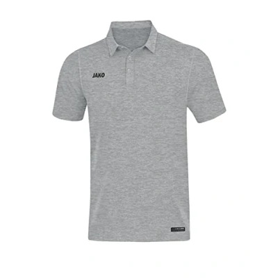 Abbildung von JAKO Fussball Premium Basics Poloshirt, Herren, Größe: XXL, Grauschwarz