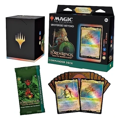 Abbildung von Magic: the Gathering Lord of Rings: Tales Middle earth Commander Deck 1 + Collector Booster Sample Pack (Englische Version)