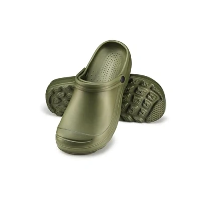 Abbildung von ESTRO Gartenschuhe Herren Clogs Garten Gartenclogs Männer Leicht Gummischuhe für F08 (43 EU, Grün)