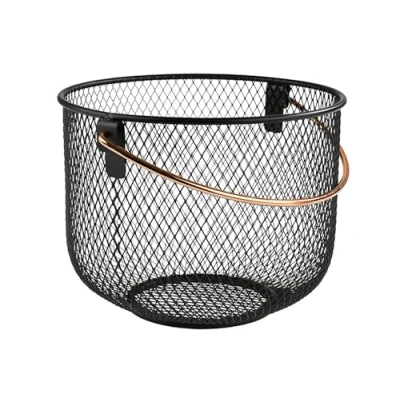 Abbildung von APS Brotkorb, (1 tlg.), Griff in Kupferoptik, auch für Obst, Ø 21 cm