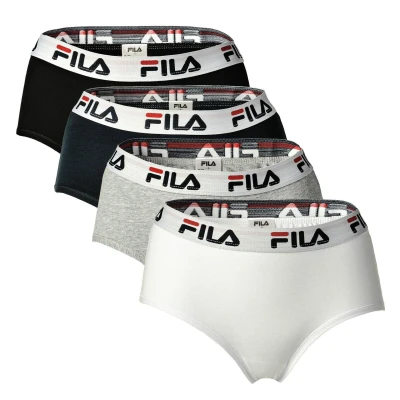 Abbildung von Fila 4 PACK Slip, Damen, Größe: 34, Weiß schwarz grau marine