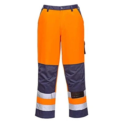 Abbildung von Portwest Lyon Warnschutz Bundhose, Größe: 4XL, Farbe: Orange/Marine, TX51ONR4XL