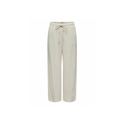 Abbildung von ONLY HOSE Gerade Geschnitten Mittlere Taille Stoffhose, Damen, Größe: Large, Moonbeam