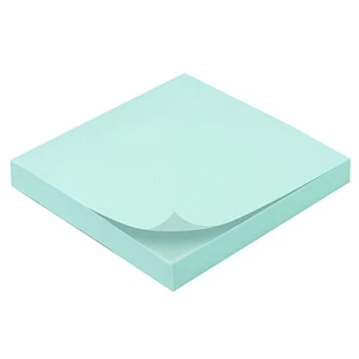 Abbildung von Notizblock, wiederverwendbar, 100 Blatt, 75 x mm, Blau