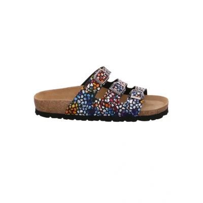 Abbildung von Rohde ALBA Pantolette flach, Damen, Größe: 36, Multicolor Schuhe