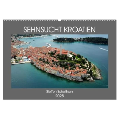 Abbildung von SEHNSUCHT KROATIEN (Wandkalender 2025 DIN A2 quer), CALVENDO Monatskalender