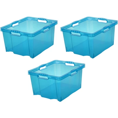 Abbildung von keeeper Organizer &quot;franz&quot;, (Set, 3 St.), Aufbewahrungsboxen xl, 24 Liter, hochwertiger Kunststoff