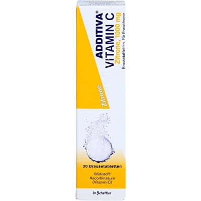 Abbildung von Additiva Vitamin C Zitrone 1000mg 20 St