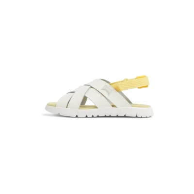 Abbildung von Camper Oruga Riemensandalette für Kinder, Größe: 32, Weiß Schuhe