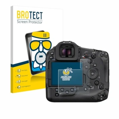Abbildung von BROTECT Entspiegelungs Schutzglas für Canon EOS R1 Schutz Folie Panzerfolie Glas Matt [Extrem Kratzfest 9H, Anti Reflex, Fingerprint]