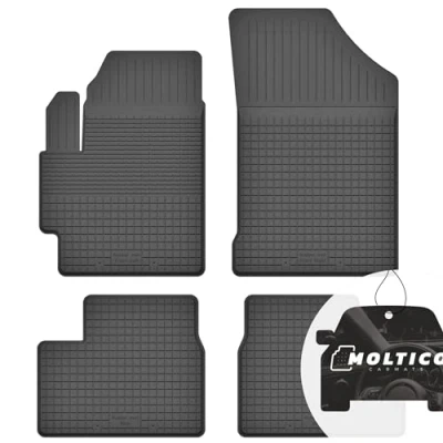 Abbildung von Gummimatten mit Rand Auto Fußmatten Gummi Automatten Passgenau 4 teilig Set passend für Suzuki Swift III 2005 2010