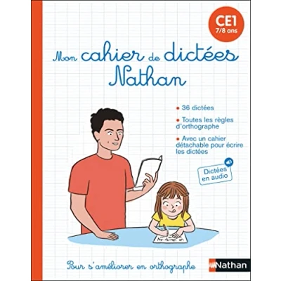 Abbildung von Mon cahier de dictées Nathan CE1 (7/8 ans)
