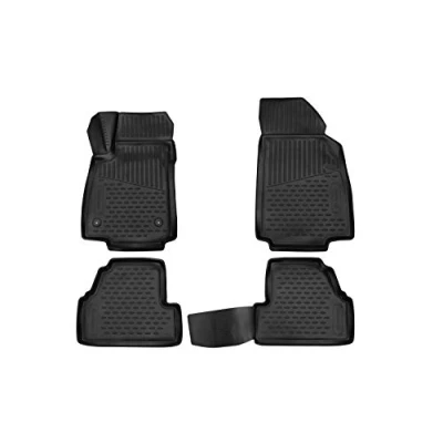 Abbildung von Element passgenaue Premium 3D Gummimatten Fussmatten passend für OPEL Mokka X BJ 2012 2019 100% Auto Fußmatten, robuste Universal Fußmatte Auto,