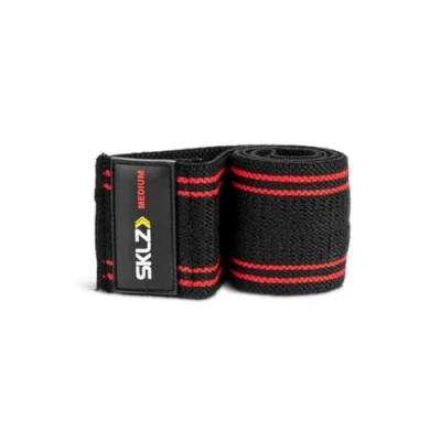 Abbildung von SKLZ Unisex Erwachsene Pro Knit Mini Fitnessband, Medium Resistance, Schwarz/Rot