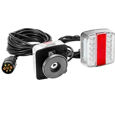 Abbildung von DARKGUARD Rückleuchten Anhänger mit Magneten LED 12v 5Funktion E Mark 7poligem Stecker 7,5m Kabel Wasserdicht Magnetische Rücklicht Anhängerbeleuchtung KFZ für PKW Wohnwagen Van