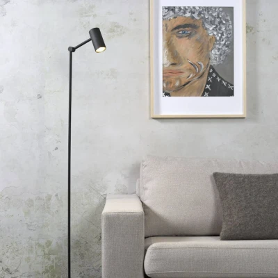 Abbildung von it&#039;s about RoMi [DL] Floor lamp Iron Montreux h.149,5cm LED 5W/Tube h.11x5,5cm, Black