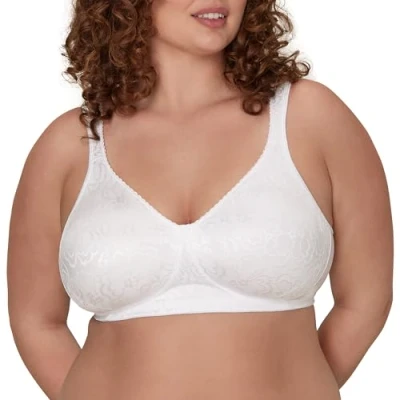 Abbildung von Playtex Damen 18 Hour Ultimate Lift Wireless Full Coverage Bra, Single Or 2 Pack BHS, Undurchsichtige, Weiß, 90C