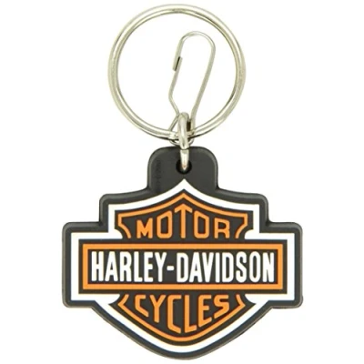 Abbildung von Plasticolor Harley Davidson Logo Schlüssel Kette