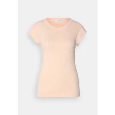 Abbildung von Marc O&#039;Polo Short Sleeve Round NECK Tshirt basic, Damen, Größe: Large, Chalky peach