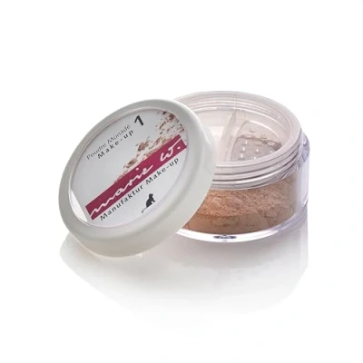 Abbildung von Marie W. Make up Puder Nr. 1, ergiebiges für den sehr hellen Teint, helle Haut vegane Naturkosmetik 5 g