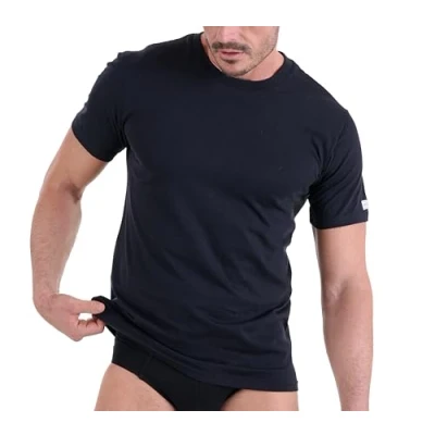 Abbildung von Navigare Herren T Shirt 513, 3er Pack, Schwarz, Medium