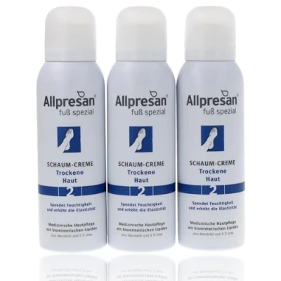 Abbildung von Allpresan Fuß spezial Nr. 2 Schaum Creme für trockene Füße Fußcreme zur täglichen Fußpflege trockener Haut 125 ml (3)
