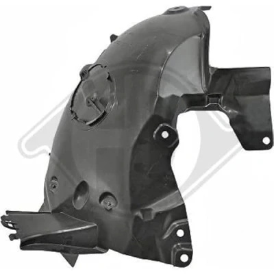 Abbildung von DIEDERICHS 4414609 Radhausschale vorne, Vorderachse links RENAULT: Kangoo II / Grand Kangoo, Express, Be Bop