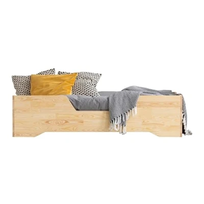 Abbildung von Holzbett BOX 1 ADEKO, Kiefernholz, Einzelbett (100x200)