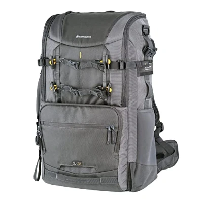 Abbildung von Vanguard Alta Sky 68 Rucksack für Kmaeras mit angesetzten 600 oder 800 mm Objektiven und extra Platz mehr Objektive
