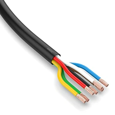 Abbildung von AUPROTEC KFZ Kabel 7x1,0 mm² 10m rund FLRYY I Rundkabel Fahrzeugkabel/Fahrzeugleitung Verschiedene Anwendungen 7 poliges für Anhänger geeignet