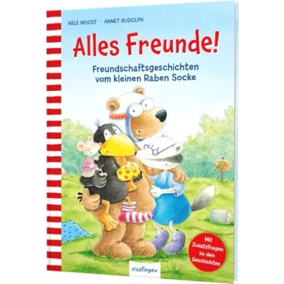 Abbildung von Der kleine Rabe Socke: Alles Freunde!: Freundschaftsgeschichten vom kleinen Raben Socke Vorlesen ab 4