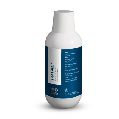Abbildung von WOOM_Total+ mouthwash to protect against tooth decay 500ml