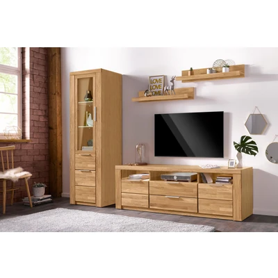 Abbildung von Home affaire Wohnwand &quot;Zara&quot;, (Set, 4 St.), teilmassives Holz