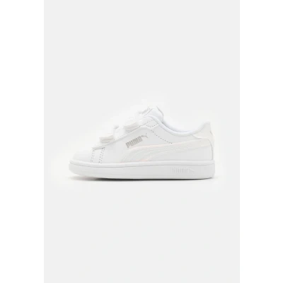 Abbildung von Puma Smash 3.0 HOLO 2.0 Unisex Sneaker low für Kinder, Größe: 20, White/mauve mist/silver Schuhe
