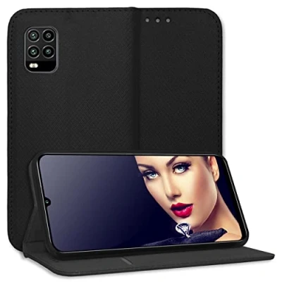 Abbildung von mtb more energy® Schutz Tasche Smart Magnet kompatibel mit Xiaomi Mi 10 Lite 5G (6.57&#039;&#039;) schwarz Bookstyle Klapp Cover Hülle Wallet Case