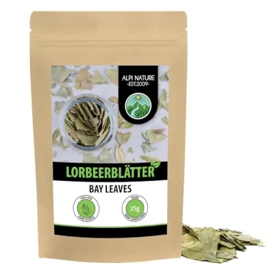 Abbildung von Lorbeerblätter (25g), handverlesen und schonend getrocknet, Lorbeer Blätter 100% rein naturbelassen