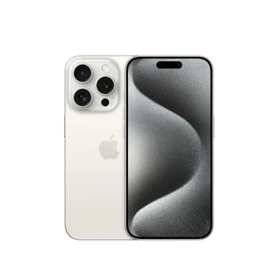 Abbildung von Apple iPhone 15 Pro (128 GB) Titan Weiß (Generalüberholt)