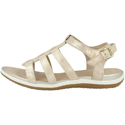 Abbildung von Geox VEGA Schaftsandale, Damen, Größe: 41, Sand Schuhe